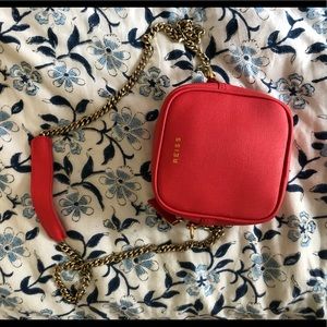 Reiss pink purse